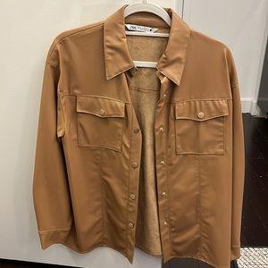 Zara pleather jacket!